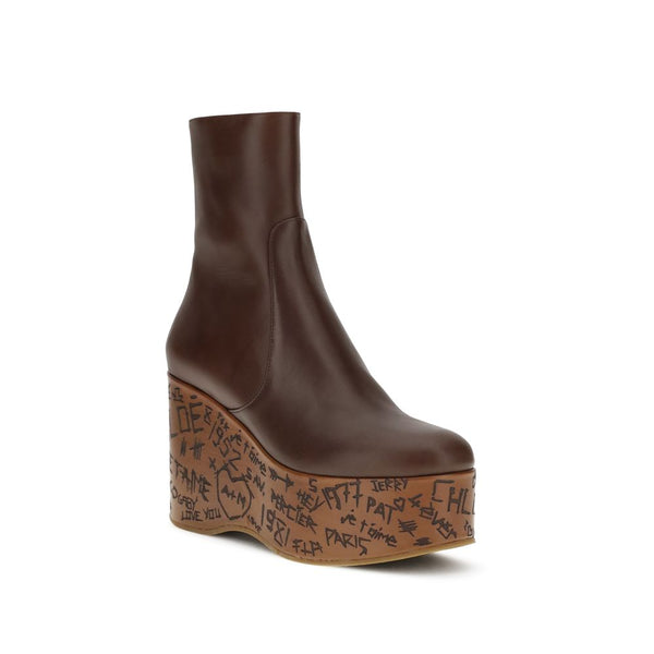 Braune Lederstiefel