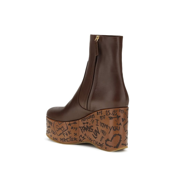 Braune Lederstiefel
