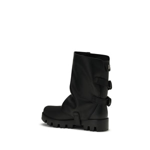 Schwarze Kalbshaut Bos Taurus Stiefeletten
