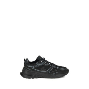 Schwarze Sneaker aus Kalbshaut Bos Taurus