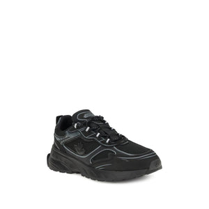 Schwarze Sneaker aus Kalbshaut Bos Taurus