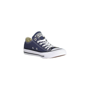 Blauer Textil-Sneaker