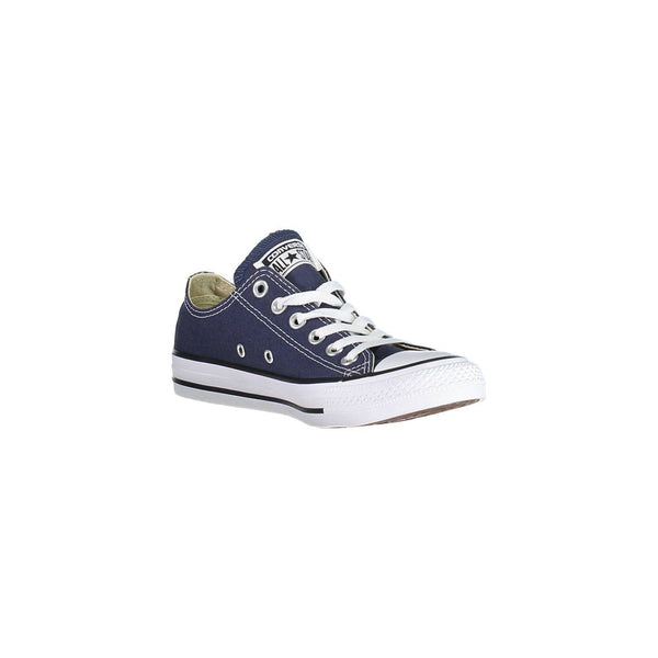 Blauer Textil-Sneaker