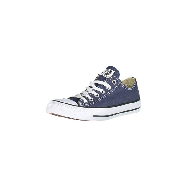 Blauer Textil-Sneaker