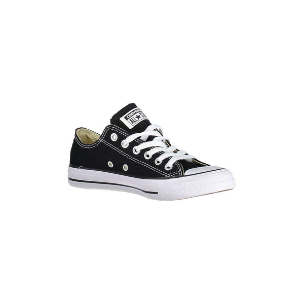 Schwarzer Textil-Sneaker
