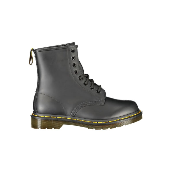 Schwarzer Polyester-Stiefel