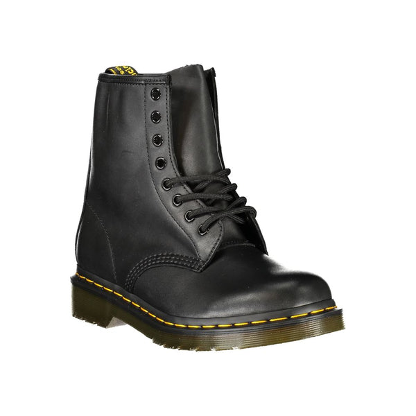 Schwarzer Polyester-Knöchelschuh