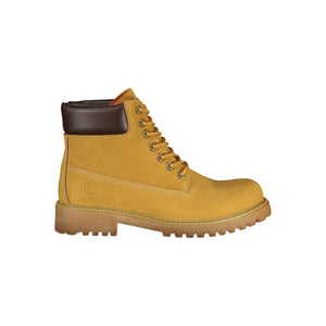 Gelbe Lederstiefel für Herren