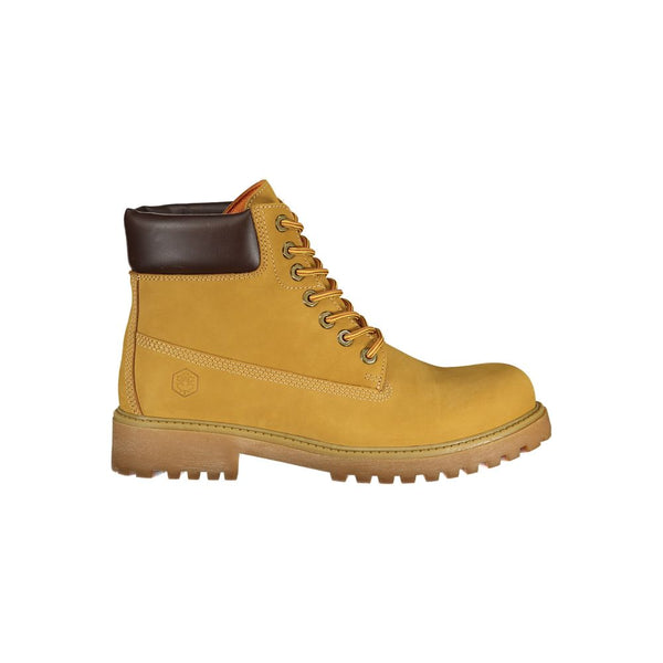 Gelbe Lederstiefel für Herren
