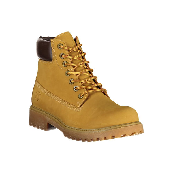 Gelbe Lederstiefel für Herren