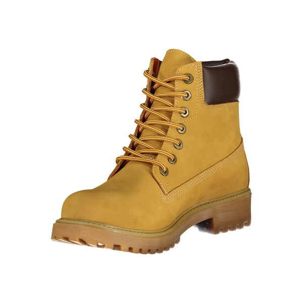 Gelbe Lederstiefel für Herren