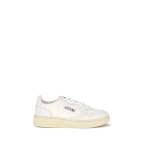 Weiße Gummisohle Sneakers mit niedrigem Schaft