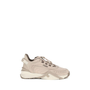 Sportliche Sneaker aus Creme-Gummi