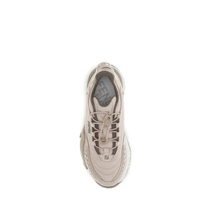 Sportliche Sneaker aus Creme-Gummi