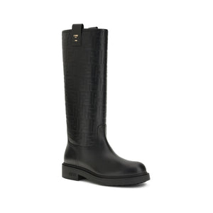 Schwarze Kalbshaut Bos Taurus Stiefeletten