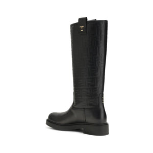 Schwarze Kalbshaut Bos Taurus Stiefeletten
