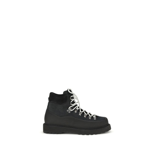 Schwarze Kalbshaut Bos Taurus Schnürstiefel
