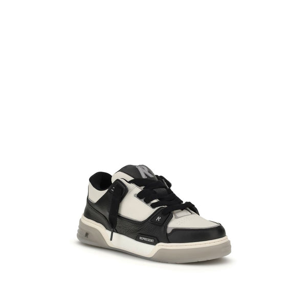 Bunte Sneaker aus Kalbshaut Bos Taurus