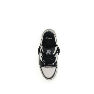 Bunte Sneaker aus Kalbshaut Bos Taurus