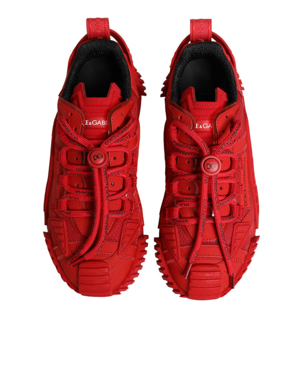 Rote Logo-Schnürschuhe NS1 Sneakers