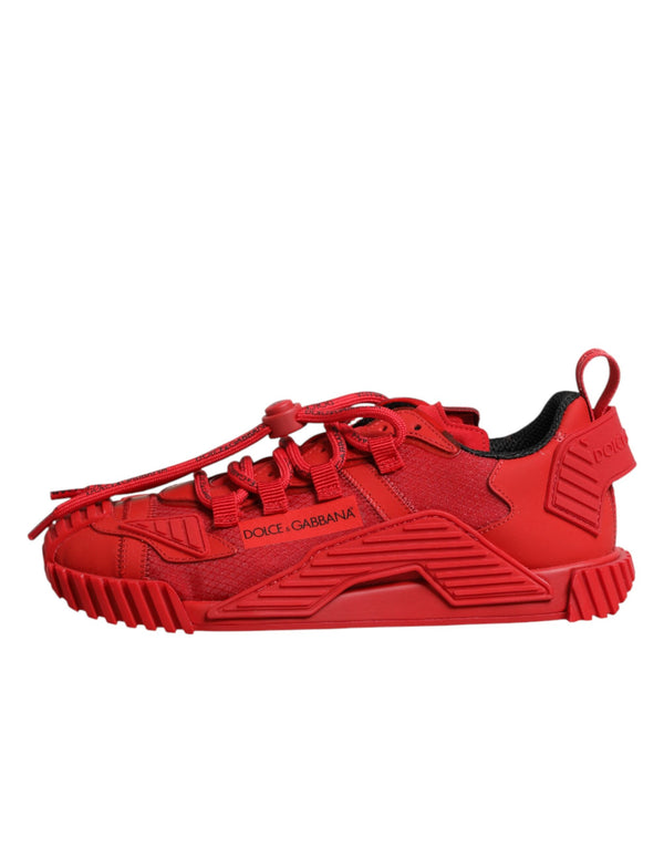 Rote Logo-Schnürschuhe NS1 Sneakers