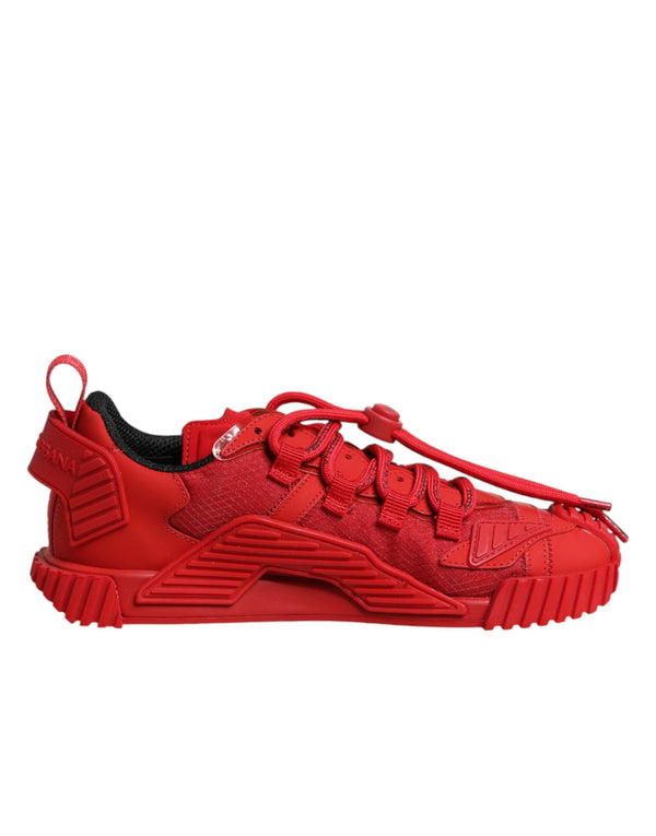 Rote Logo-Schnürschuhe NS1 Sneakers
