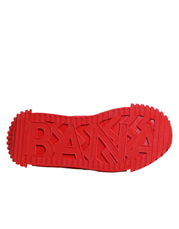 Rote Logo-Schnürschuhe NS1 Sneakers