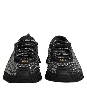 Schuhe Schwarze Verzierte Low Top NS1 Sneakers