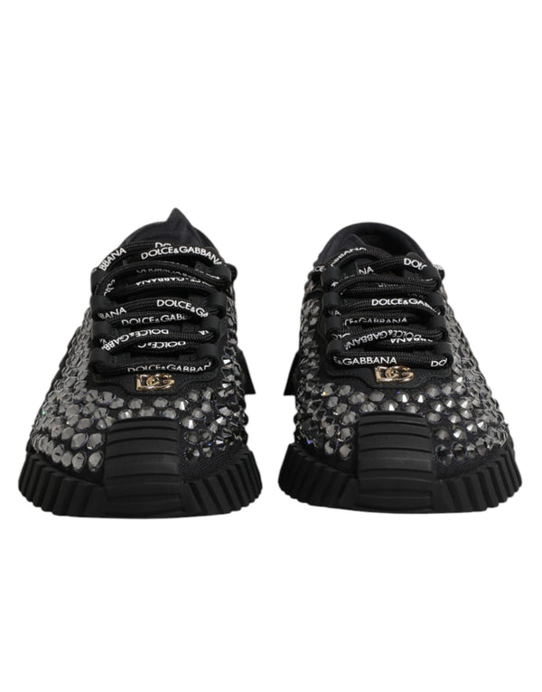 Schuhe Schwarze Verzierte Low Top NS1 Sneakers
