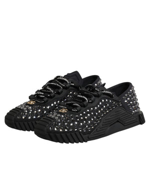 Schuhe Schwarze Verzierte Low Top NS1 Sneakers