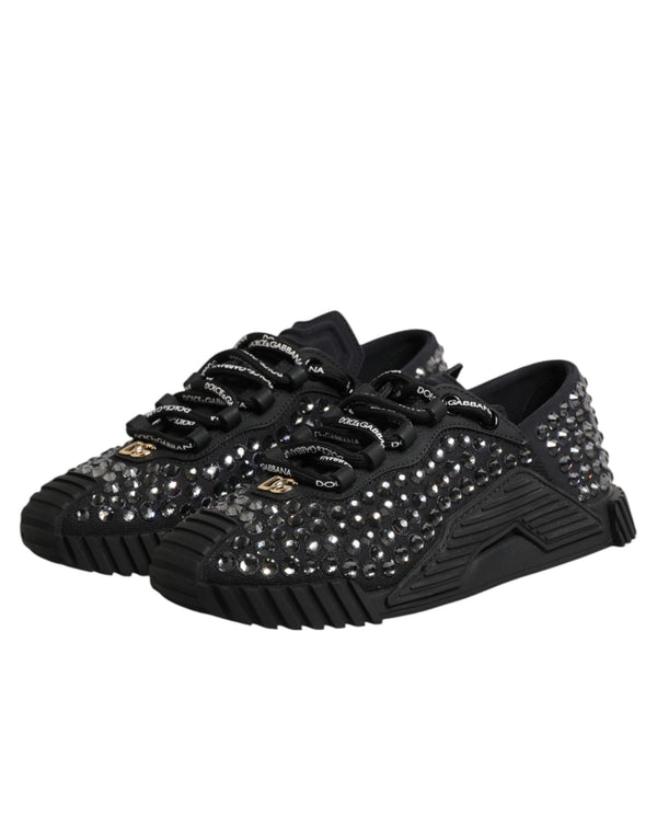 Schuhe Schwarze Verzierte Low Top NS1 Sneakers