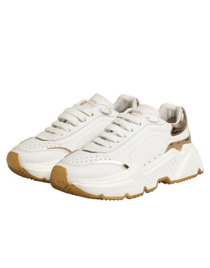 Weiße Gold-Daymaster Sneakers