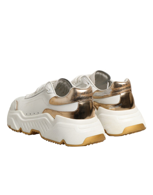 Weiße Gold-Daymaster Sneakers