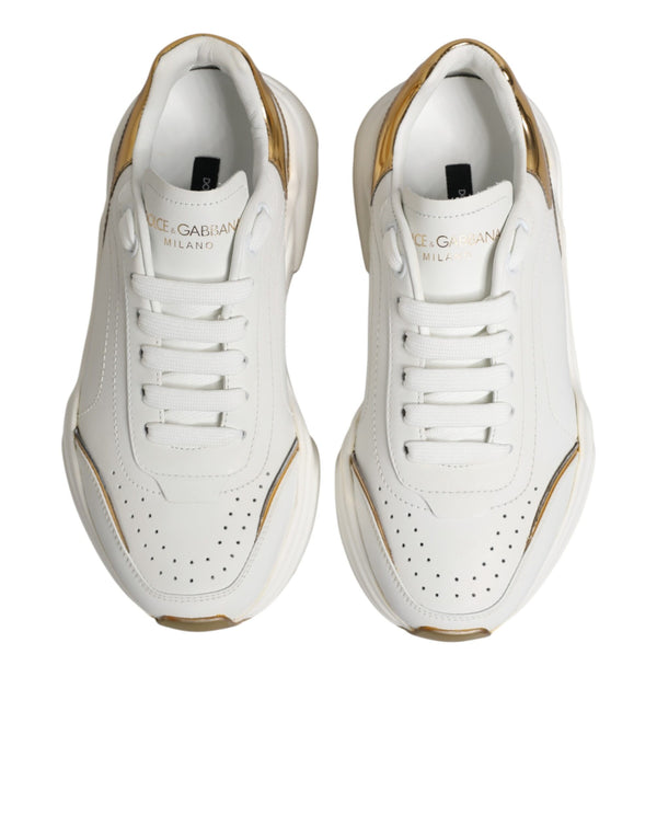 Weiße Gold-Daymaster Sneakers