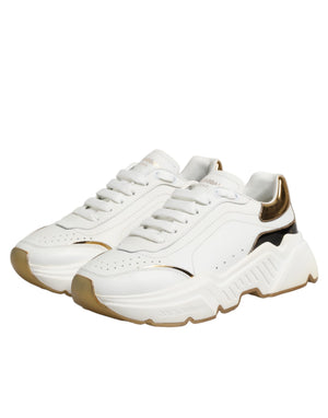 Weiße Gold-Daymaster Sneakers
