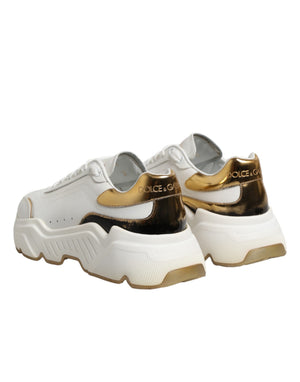 Weiße Gold-Daymaster Sneakers