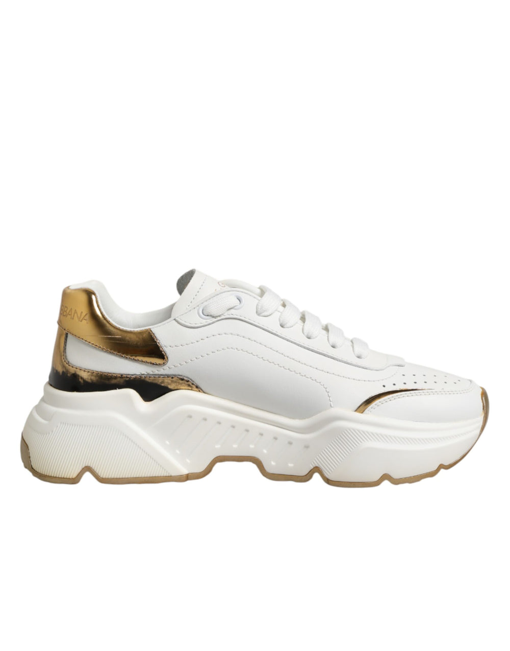 Weiße Gold-Daymaster Sneakers