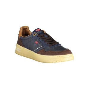 Blauer Polyester-Sneaker für Herren