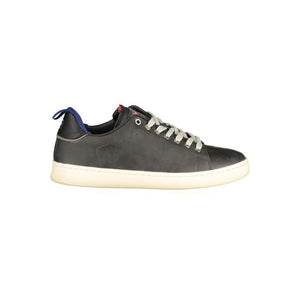 Schwarzer Polyester-Sneaker für Herren