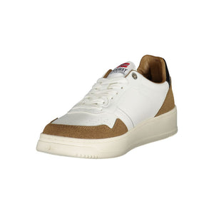 Weißer Polyester-Sneaker für Herren