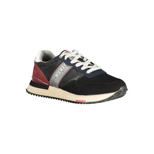 Schwarzer Polyester-Sneaker für Herren