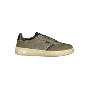 Grüner Polyester-Sneaker für Herren