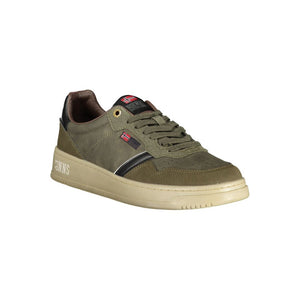 Grüner Polyester-Sneaker für Herren