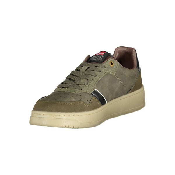 Grüner Polyester-Sneaker für Herren