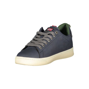 Blauer Polyester-Sneaker für Herren