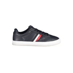 Blauer Herren-Sneaker aus Leder