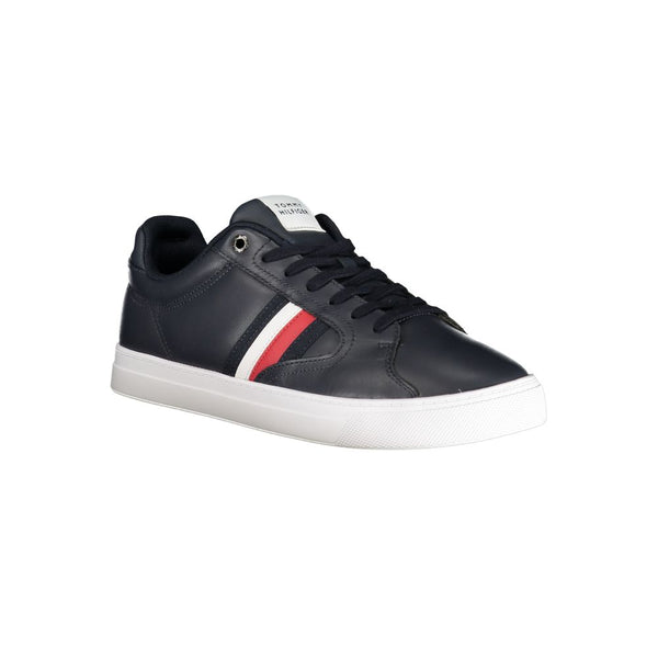 Blauer Herren-Sneaker aus Leder