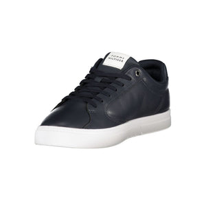 Blauer Herren-Sneaker aus Leder