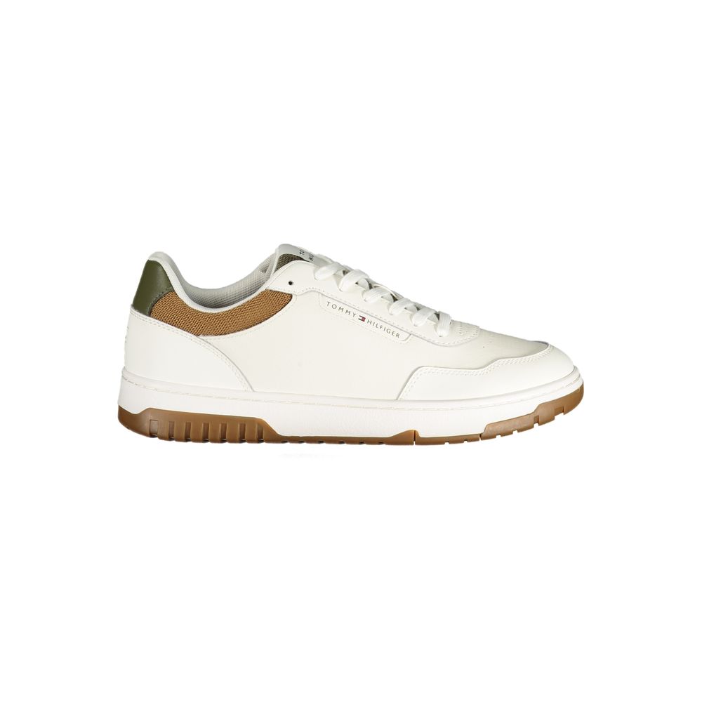 Weiße Leder-Sneaker für Herren