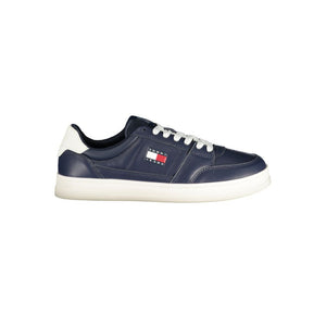 Blauer Herren-Sneaker aus Leder